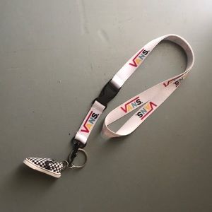 vans checkered lanyard